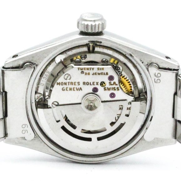 Vintage ROLEX Oyster Perpetual 6618 Steel Automatic Ladies Watch - Picture 6 of 10